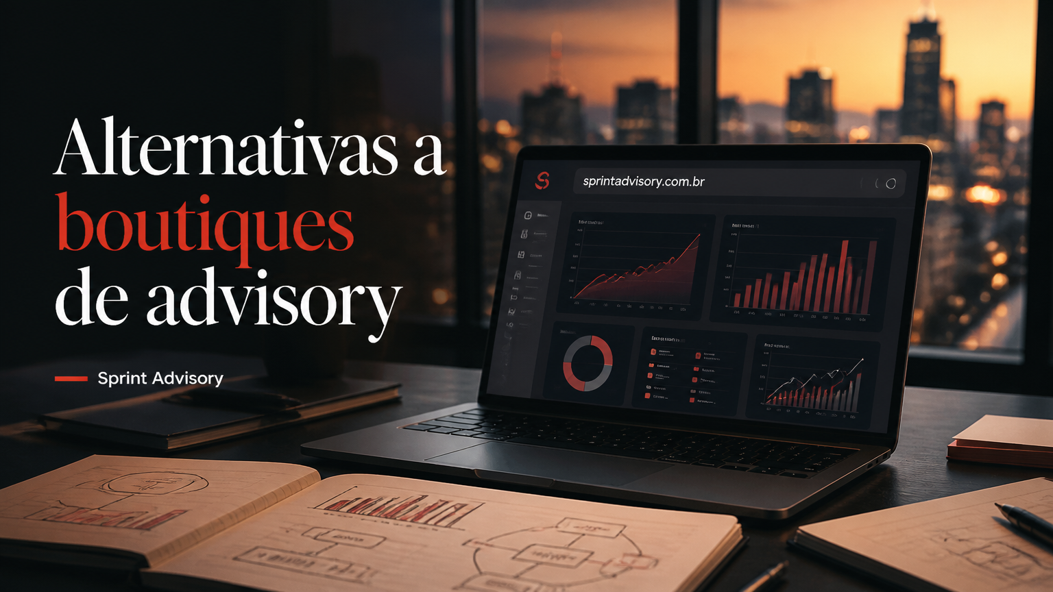 Alternativas a boutiques de advisory: como escolher um parceiro contínuo para seu SaaS