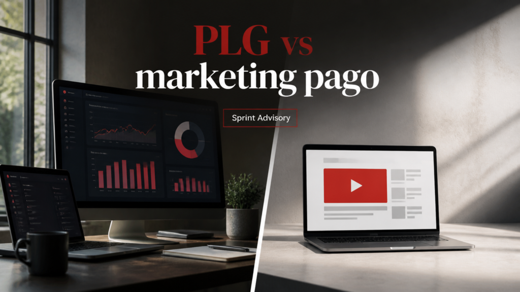 PLG vs marketing pago: como escolher a estratégia de aquisição certa para seu SaaS