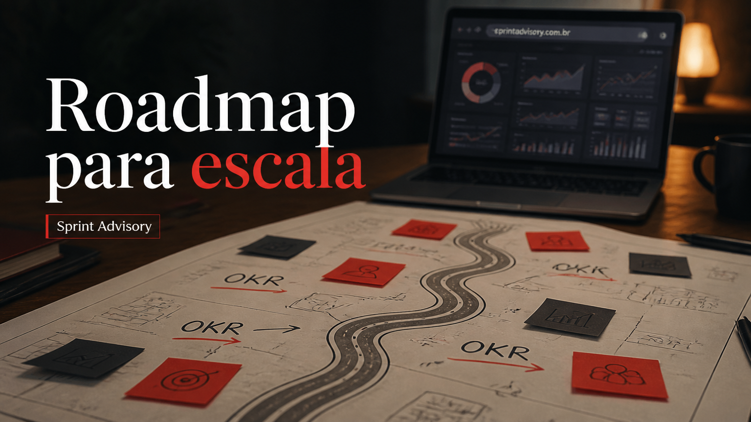 Roadmap para escala: quando usar OKRs, problemas ou backlog tático