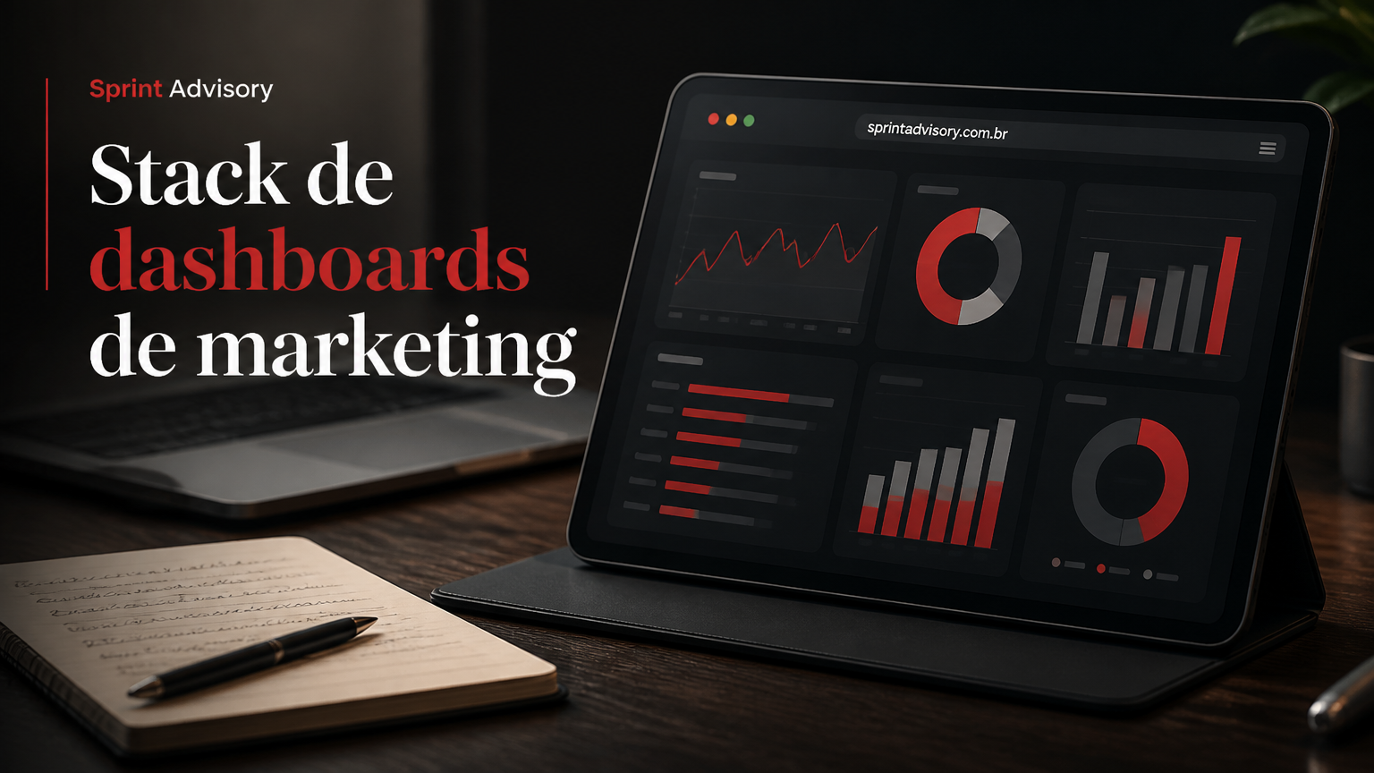 Stack e dashboards de marketing para negócios recorrentes